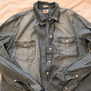 J. Crew chambray denim shirt